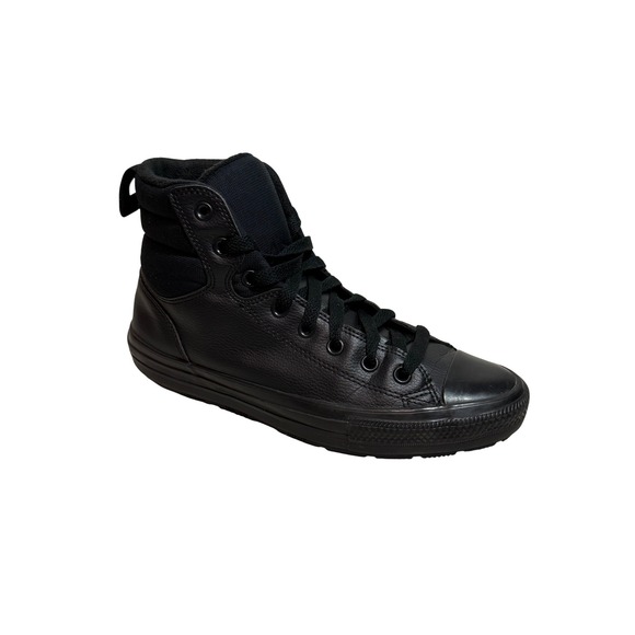 Converse Chuck Taylor All Star Counter Climate High Top Black Leather Boots 11.5 - Picture 4 of 6